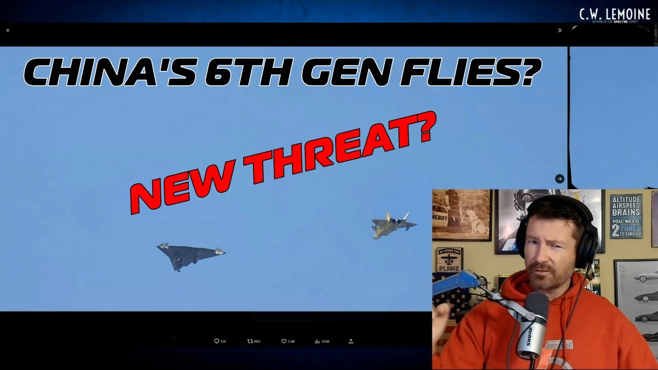 Should We Be WORRIED?  China's 6th Generation "Fighter" Flies