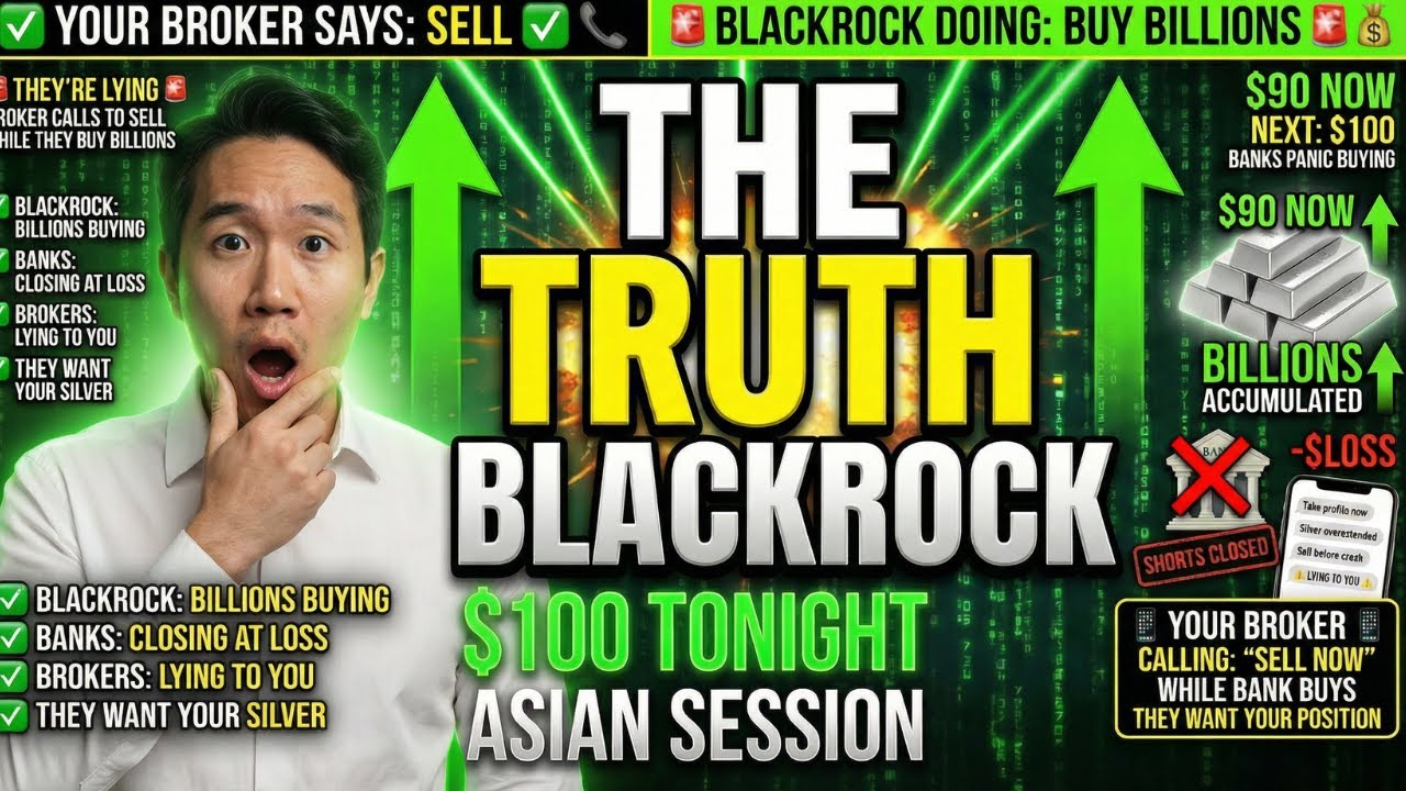 BlackRock Buying BILLIONS in Silver While Banks Close Shorts at LOSS (Your Broker Is Lying)