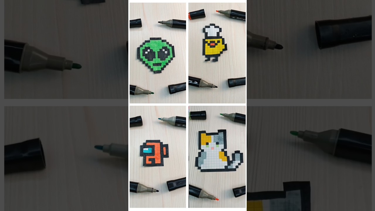 Pixel Art Secret! ✨ Pixel art ideas💡픽셀 아트 아이디어 🥰 #pixel #art #pixelpainter  @EmilyPixelsArt ✨❤️