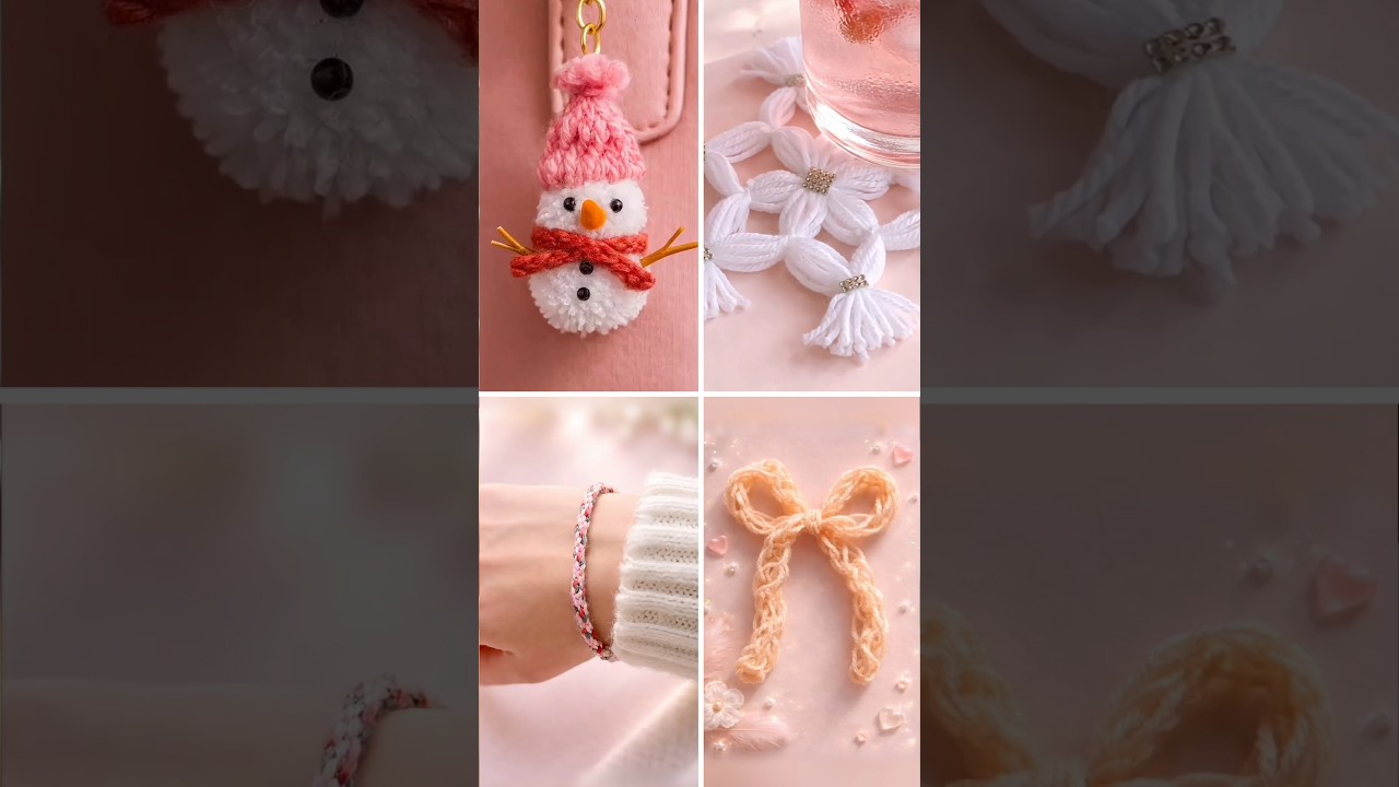 4 Yarn Craft Ideas🧶 