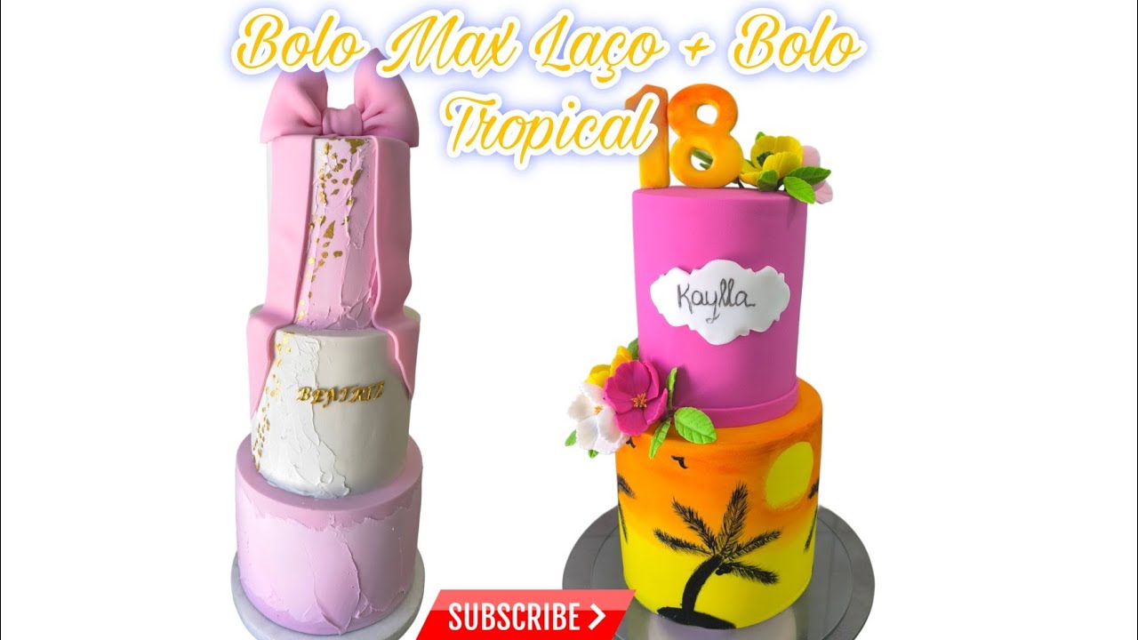 Bolo Tropical + Bolo Max Laço 15 Anos!!!!