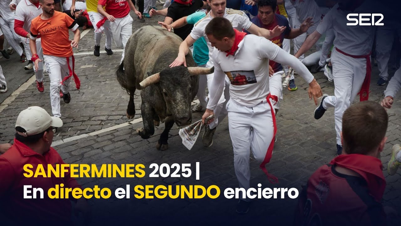 SEGUNDO ENCIERRO de los SANFERMINES 2025