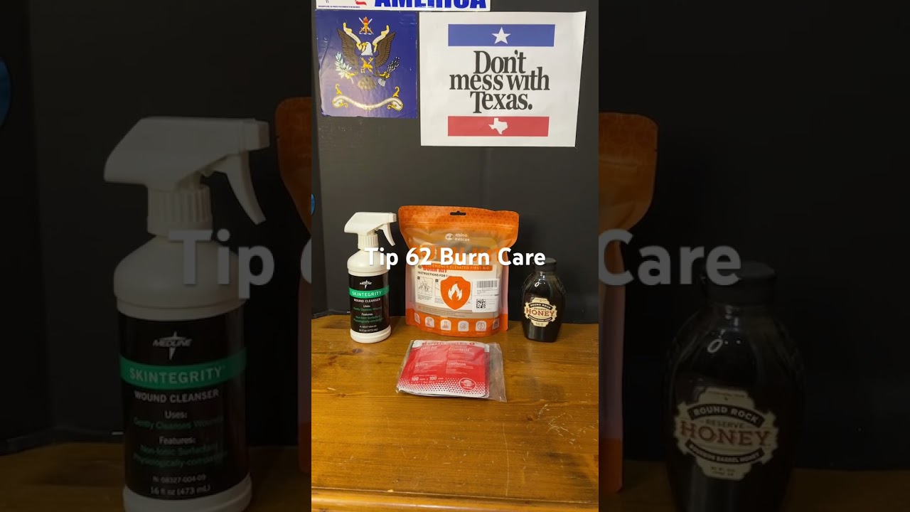 Tip 62 Burn Care #shtf #prepper #teotwawki #emergencysupplies #burncare #firstaid