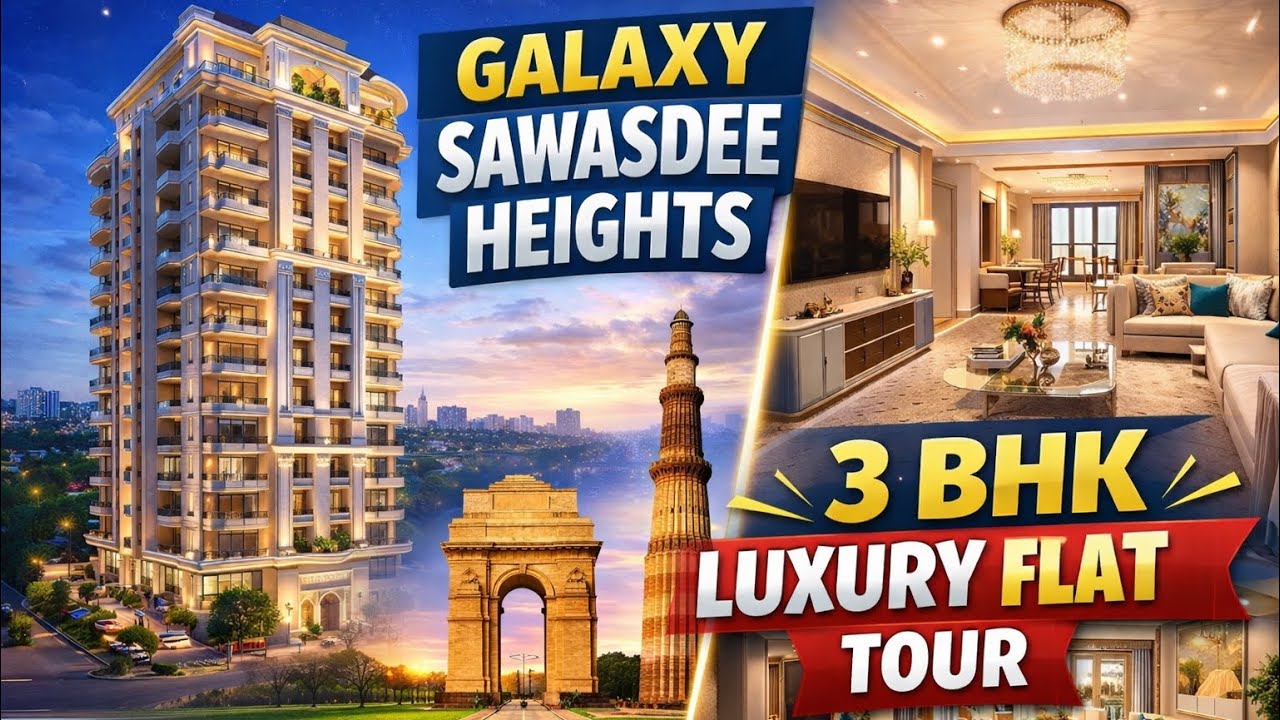 Galaxy Sawasdee Heights Lawrence Road Delhi | 3 BHK Luxury Apartments in North Delhi 