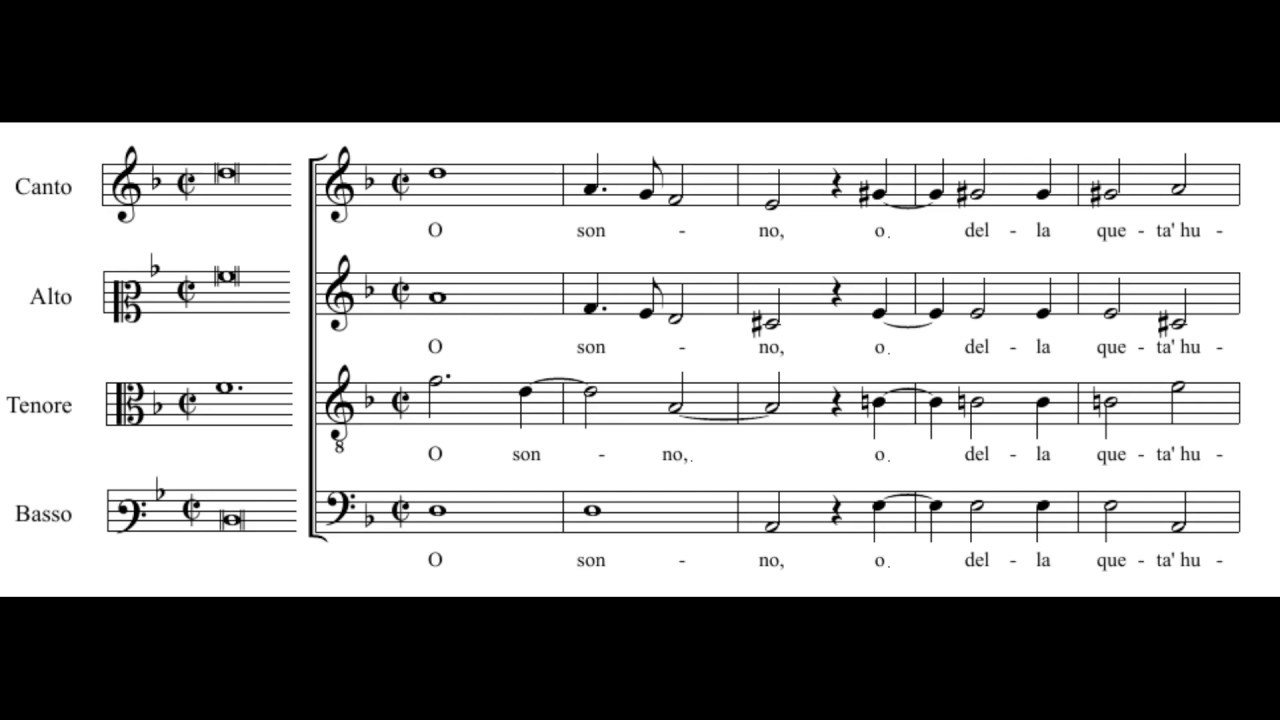 Cipriano de Rore: O sonno - Daedalus