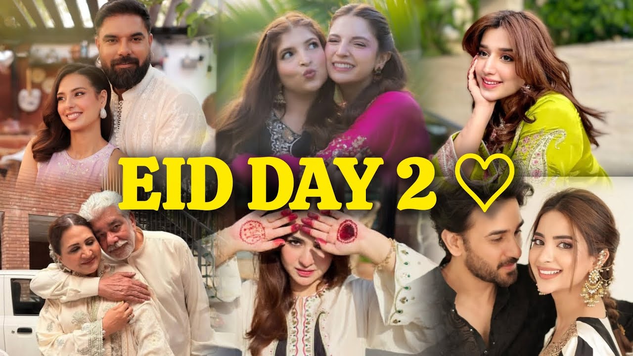 Celebrities on Eid Day 2 &hearts; |Pakistani Actors on Eid | Eid 2026 | Eid Telefilms 2026|