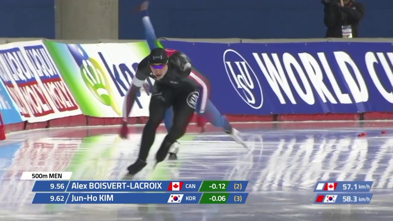 Alex Boisvert-Lacroix 500m - 34.31. WC3 Calgary 2017/2018