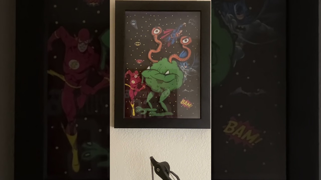 Thank you Mom and Dad  for putting up my pictures frame items very nice of y’all. 