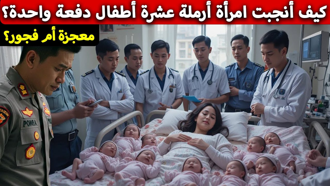 كيف أنجبت امرأة أرملة عشرة أطفال دفعة واحدة؟ معجزة أم فجور؟