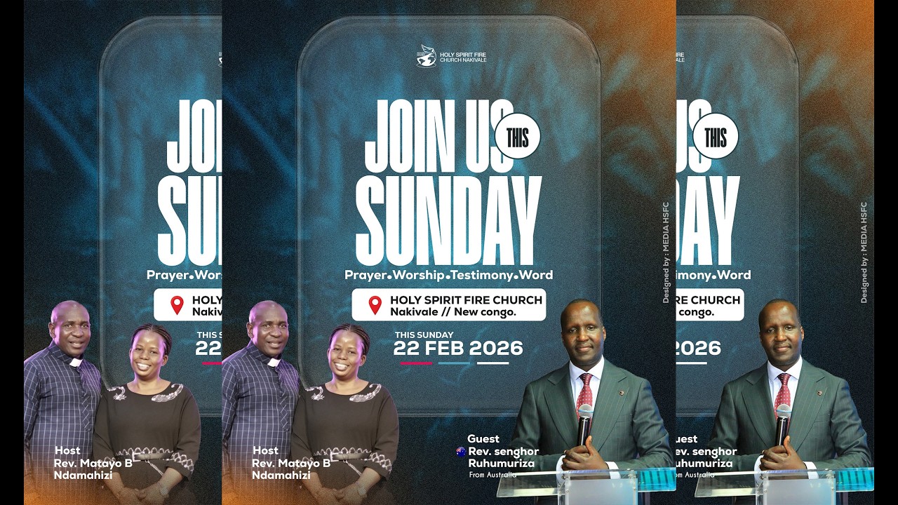 Sunday Service || Preacher: REV. SENGHOR RUHUMURIZA From Australia || HSFC.Nakivale