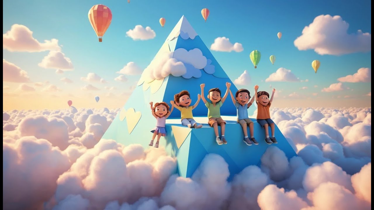 Fall Guys Soft Triangle Learned to Skate | Nursery Rhymes for Kids & Baby Songs