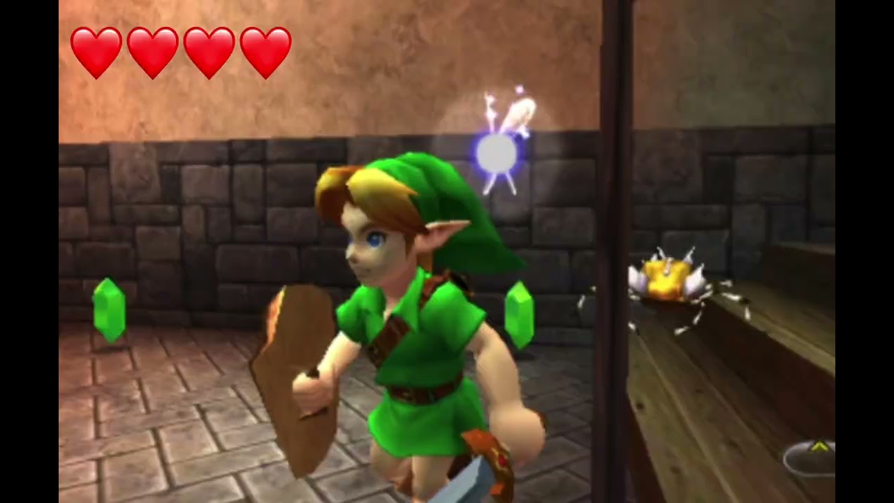 The ledgend of zelda: ocaeina of time 3d part 7-  minigames that we lose