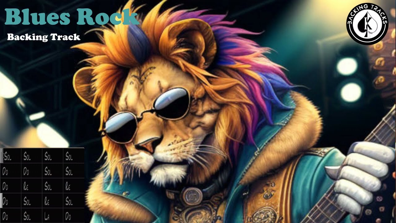 Blues Rock   - Backing track  en Sol | 145 BPM avec changements d'accords