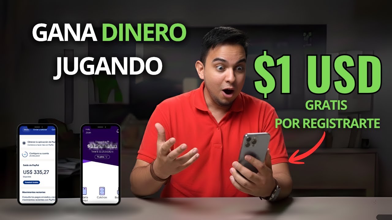 Nueva aplicacion para ganar dinero jugando GRATIS sin inversi&oacute;n, paga a PayPal y Nequi 2026