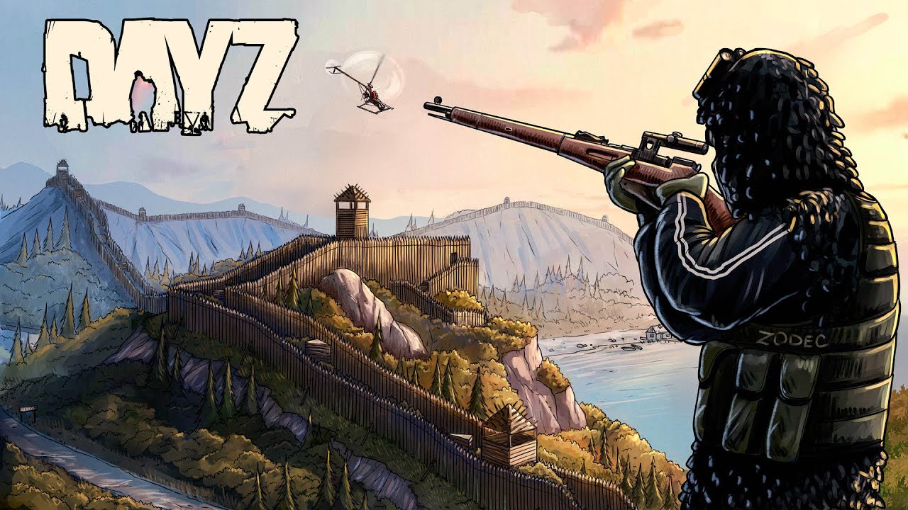 i Built a WALL going across an ENTIRE DayZ Server...