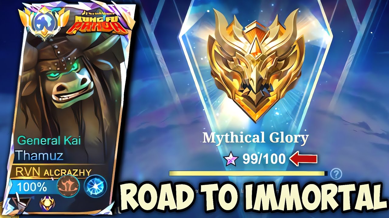 ROAD TO IMMORTAL PAKAI THAMUZ SEMI TANK‼️ GAMEPLAY TOP GLOBAL THAMUZ - MLBB