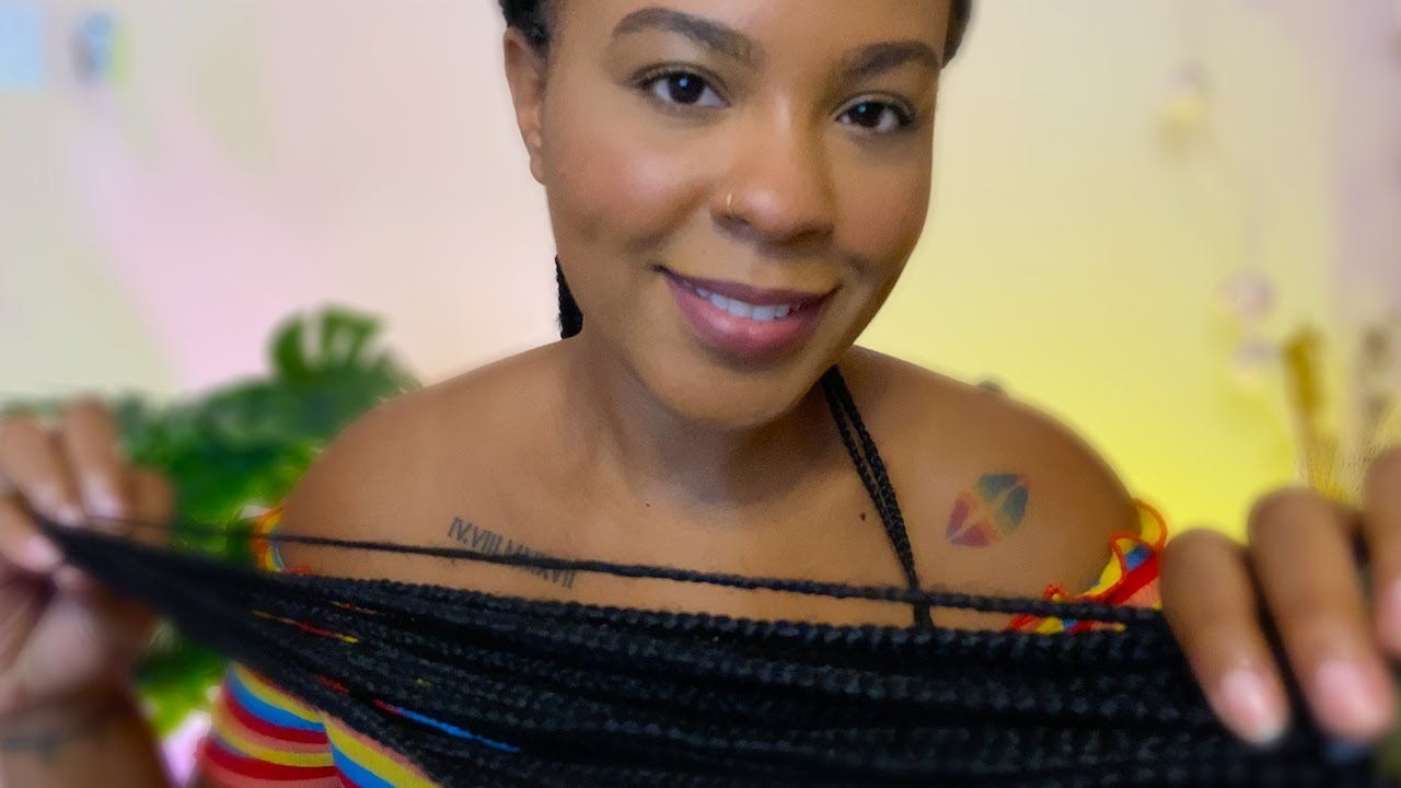 ASMR Jamaican Girl at the Back of Class Plays with your (Hair) Braids + Oils Scalp + Lays Edges