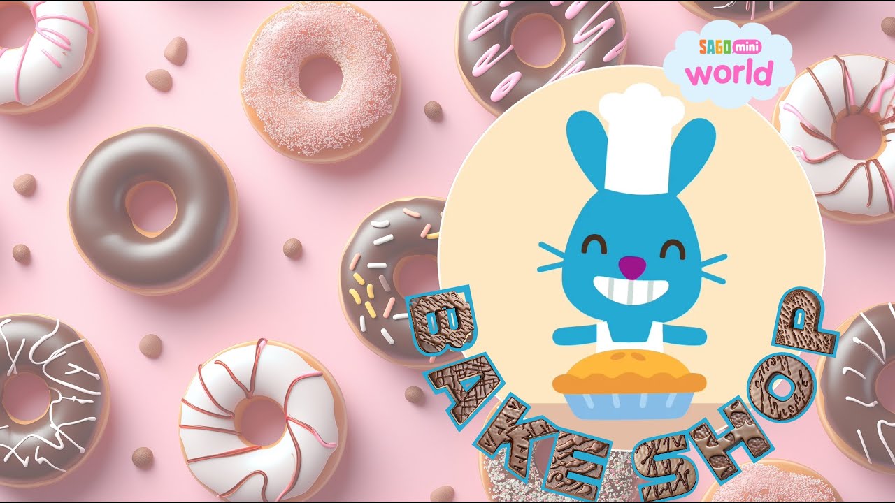 Sago Mini Bake Shop - Cook, Bake & Decorations l Sago Mini World Best Kids Games