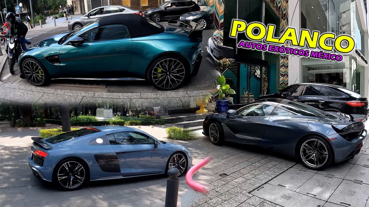 Autos DEPORTIVOS en la zona más EXLUSIVA de México | POLANCO