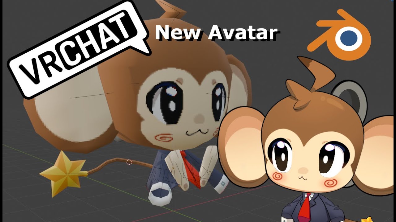 Making a VRChat avatar from scratch. New monkey. Part11 Pairing mesh with skeleton