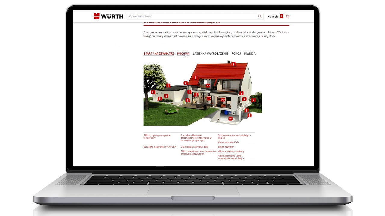 Wyszukiwarki produktowe W&uuml;rth Polska