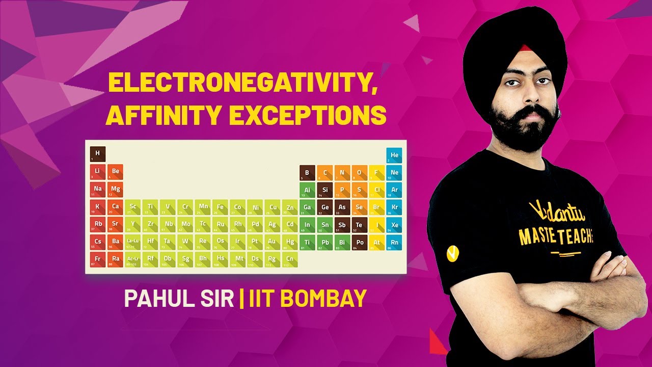 Periodic Properties L5 | Electronegativity, Electron Affinity Exceptions | JEE NEET 2022 | Pahul Sir