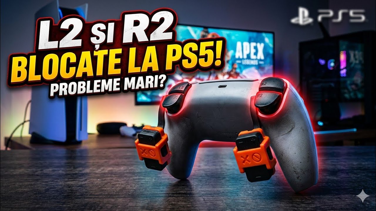 „Am reparat un controller de PlayStation 5 cu butoanele L1,l2 și R1,R2– Uite cum!”