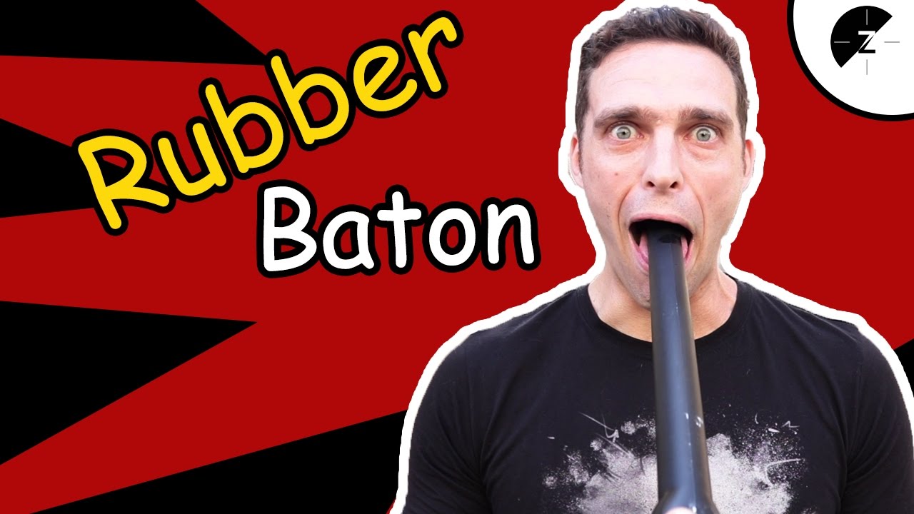 How to use a rubber police baton | Self Defense Tools