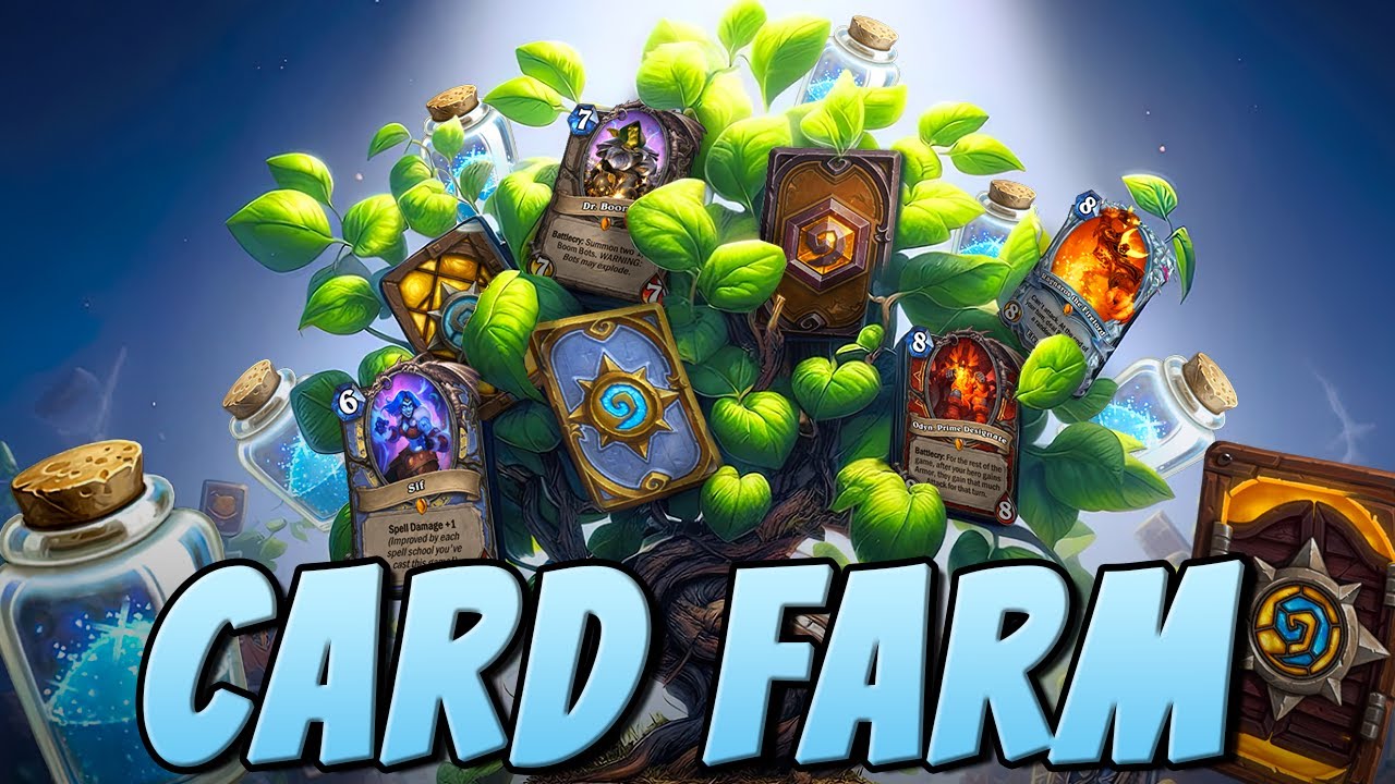 I Turned My Card Collection into a FARM! Cheating the Hearthstone Progression System