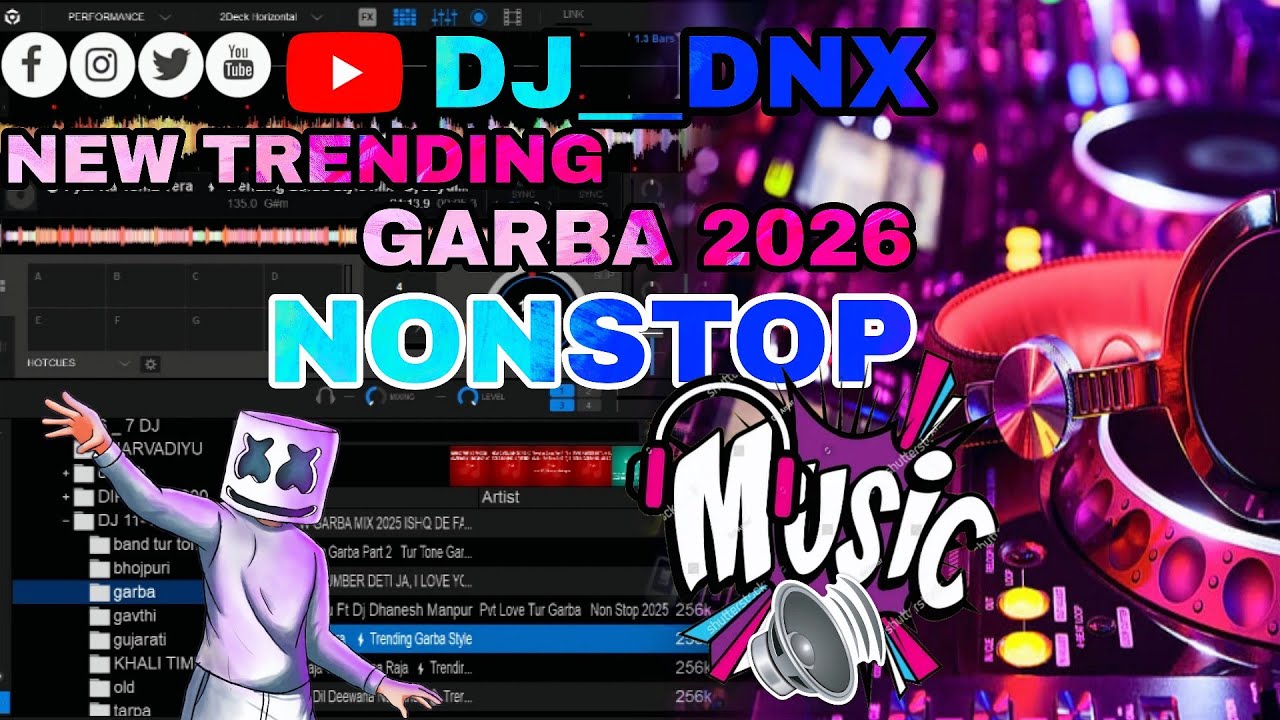 NEW TRENDING GARBA NONSTOP 2026  DJ__DNX FOM SATIMAL 🔥💯❤💕