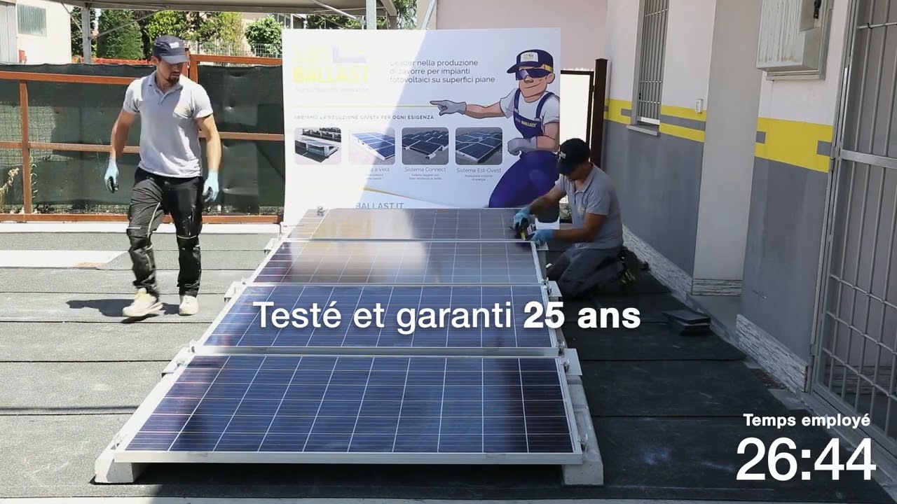 Sun Ballast - Installation du systèmes à Voile 5°