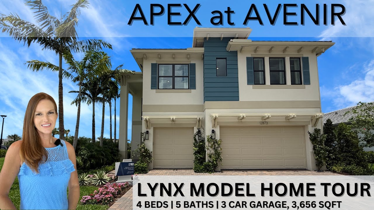 Luxury New Home Construction Palm Beach | Lynx Model | Apex at Avenir | GL Homes