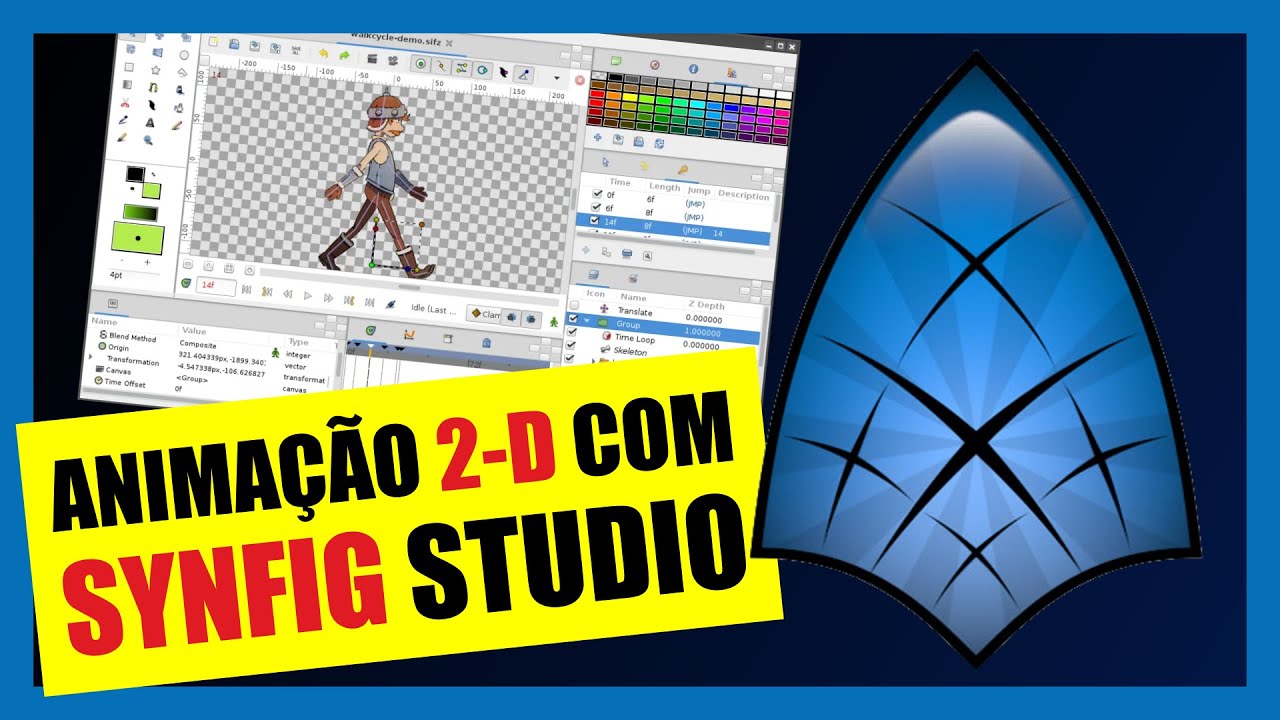 CONHEÇA O SYNFIG - PROGRAMA DE ANIMAÇÃO 2-D OPEN SOURCE [Com Exercício]