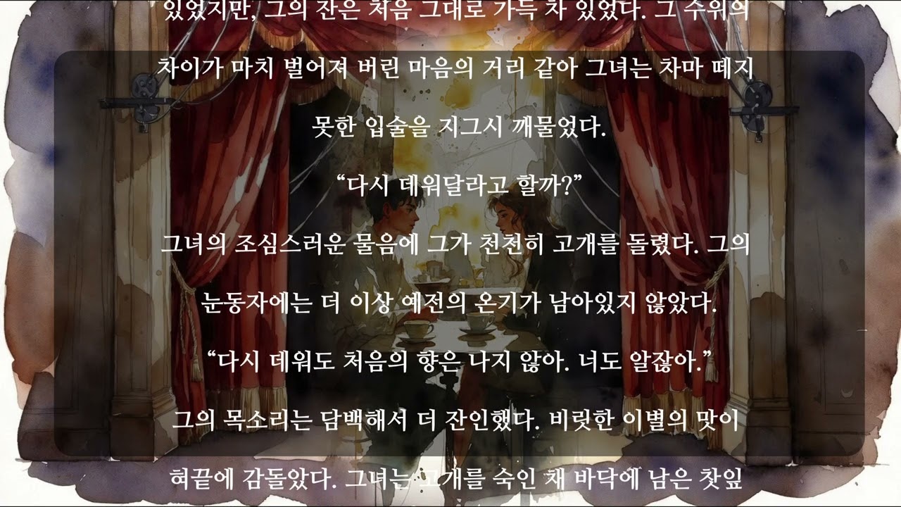 식어버린 차 한 잔의 여운