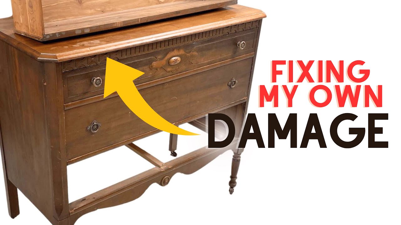 OLD CHILDHOOD DRESSER gets a SYMPATHETIC restoration