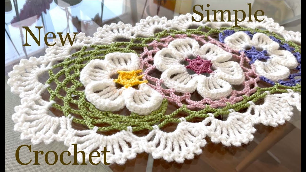 Nuevo Crochet Simple para Tu Casa Super Bonita