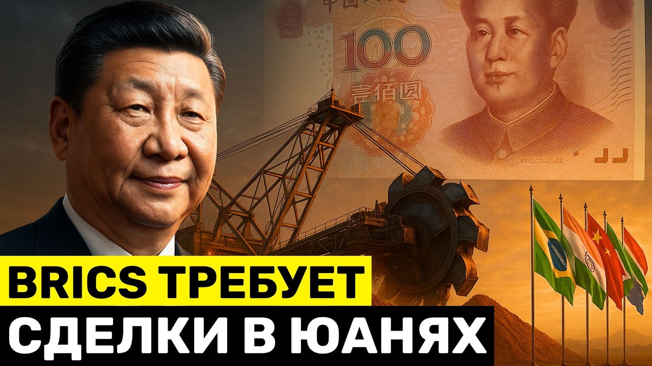 БРИКС Избавились от $47 МЛРД &mdash; Железная Руда Уходит в Юань, Доллар На Грани