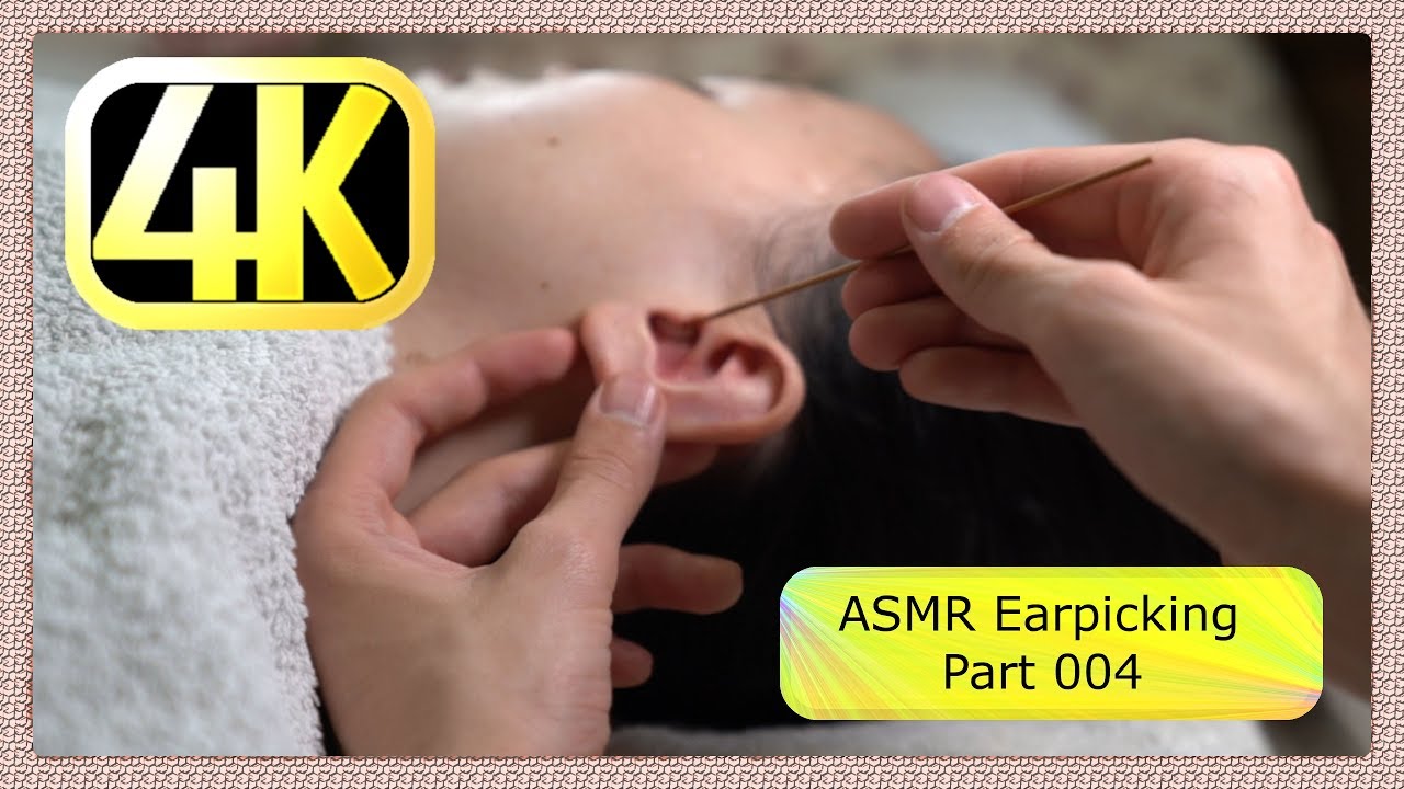 [4K] ASMR Earpicking, ringging and massage relaxation China