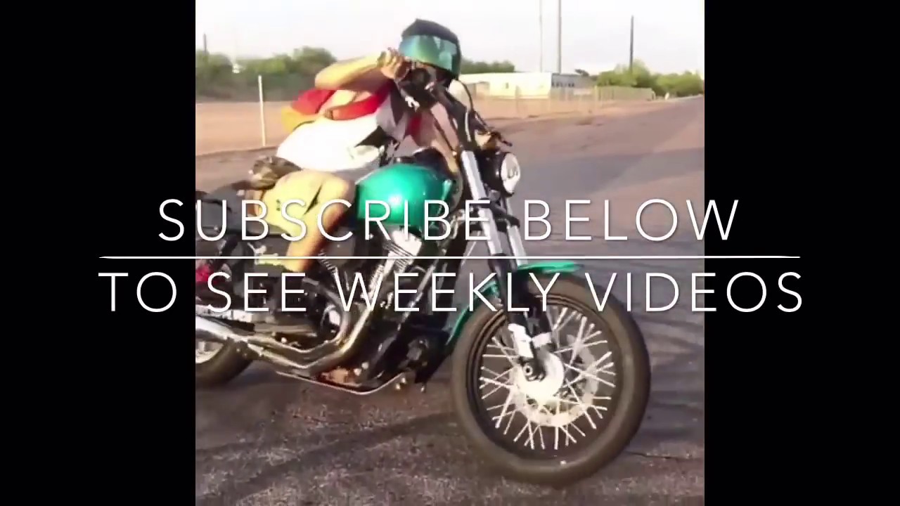 TheRideTV: TOP 10 Harley wheelie, burnouts, donuts & crashes compilation 3