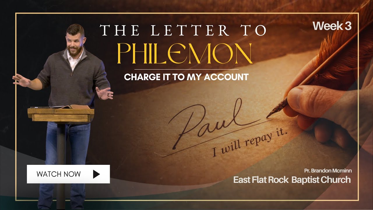 The Letter to Philemon | Charge It to My Account
