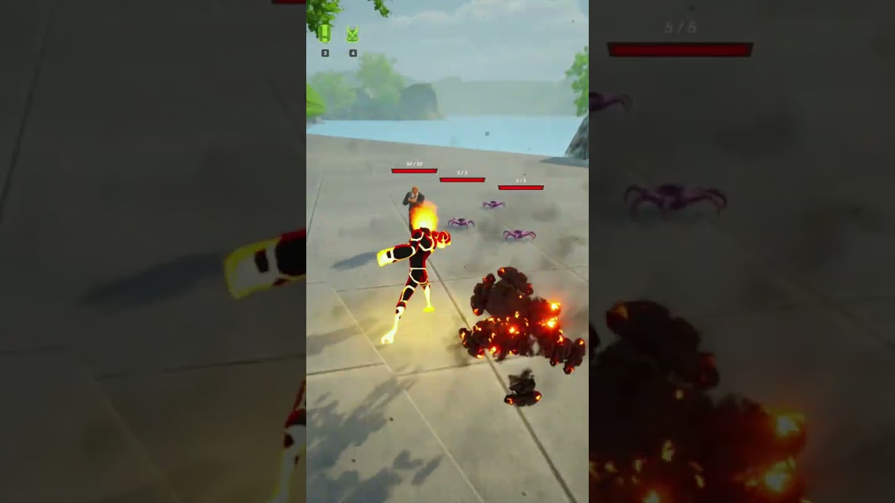 HEATBLAST NEW ABILITY | MOST REALISTIC GALVAN BEN 10 OPEN WORLD GAME 