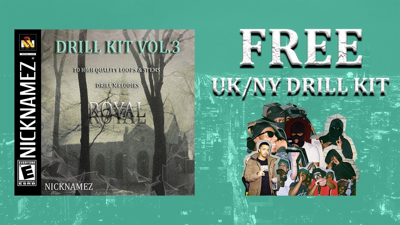 [FREE] 10 UK Drill Loops To Make BANGERS With!  (UK/NY Drill Loop Kit 2020) - 'DRILL CITY'