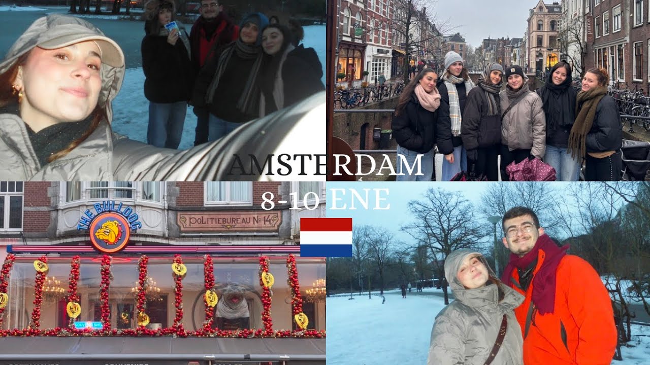 CANALES Y COFFEE SHOPS II VLOG AMSTERDAM 8, 9, 10 DE ENERO