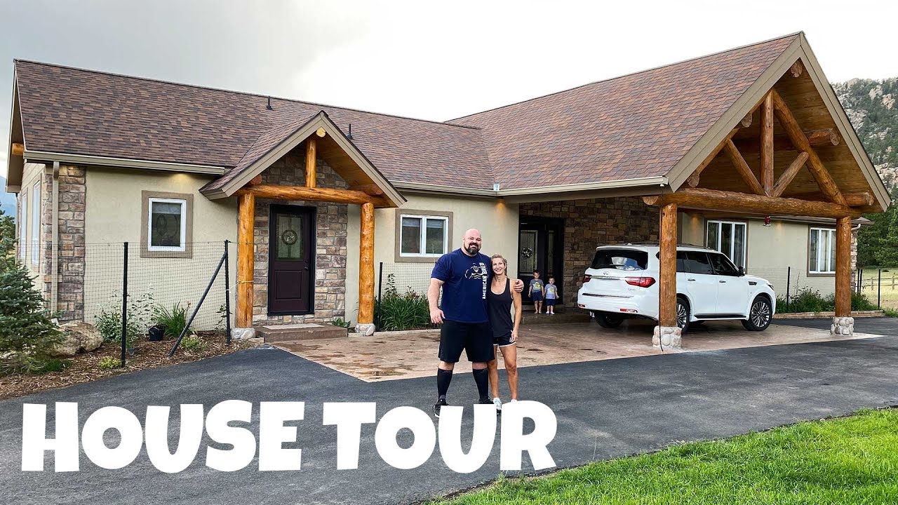 MY NEW MOUNTAIN HOME & GYM! | HOUSE TOUR