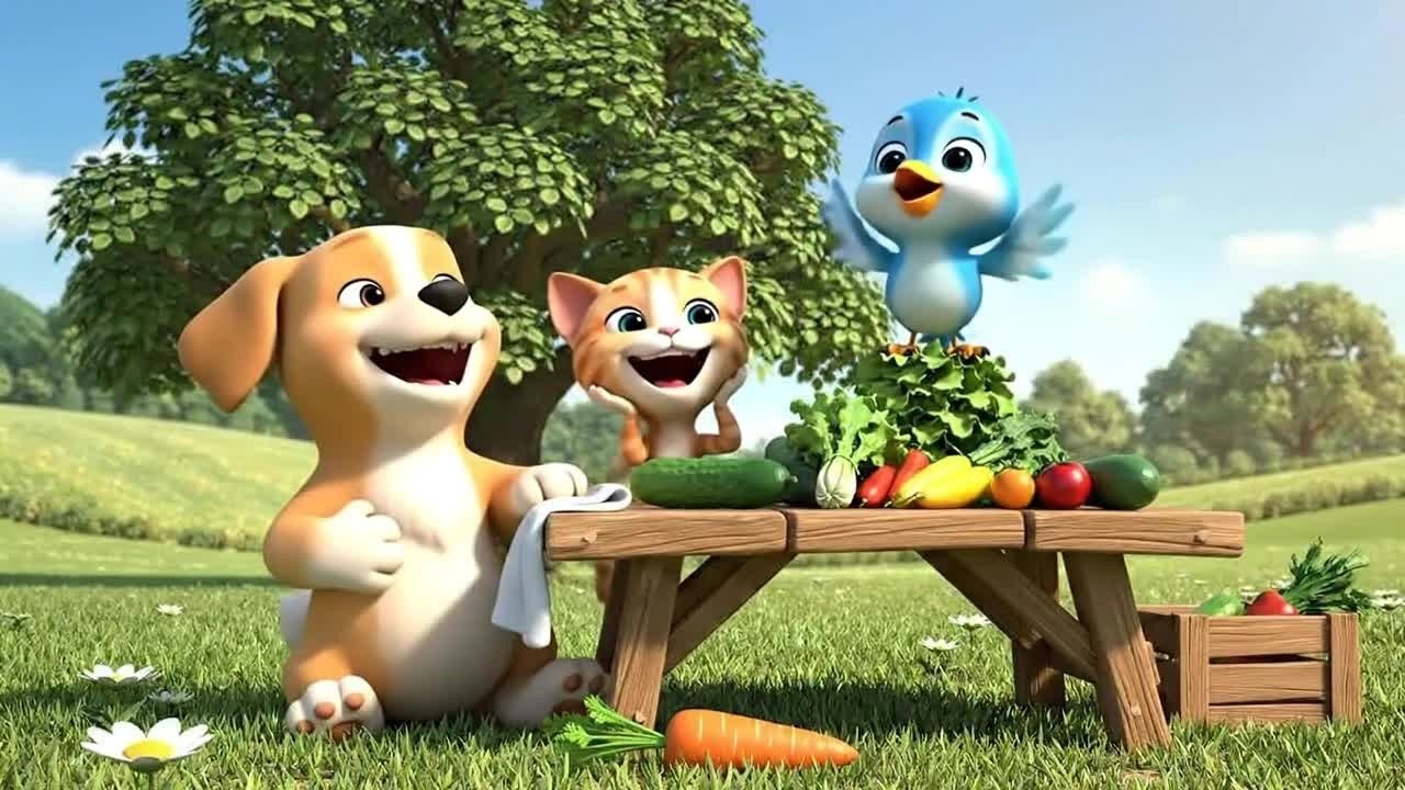 Tom and Mininja are harvesting vegetables