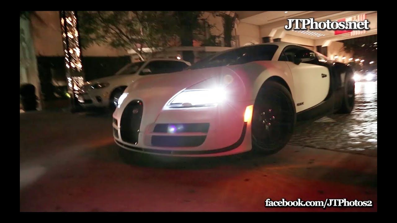 Bugatti Veyron Super Sport Pur Blanc flybys