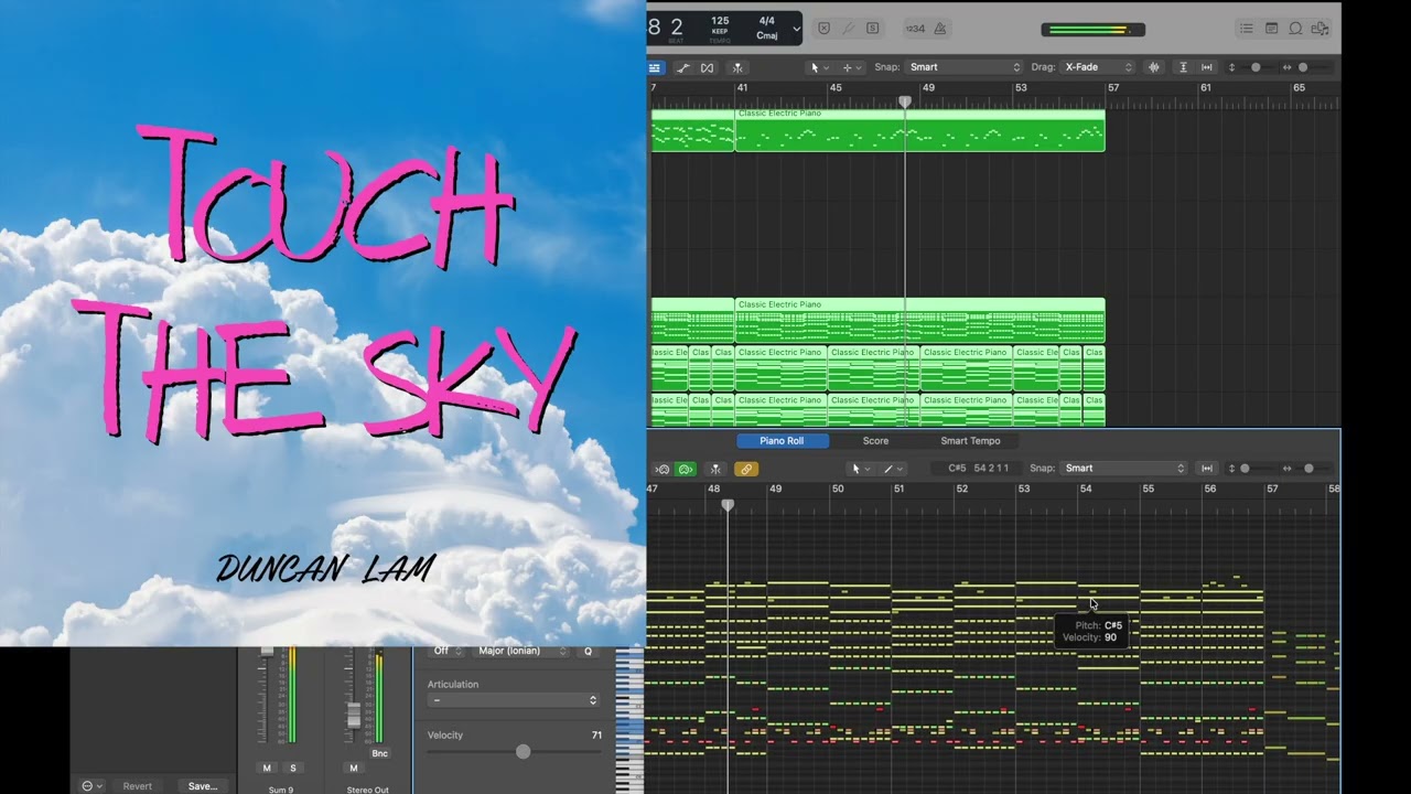 Duncan Lam - Touch The Sky | Upbeat KPop Electro-Pop EDM Music