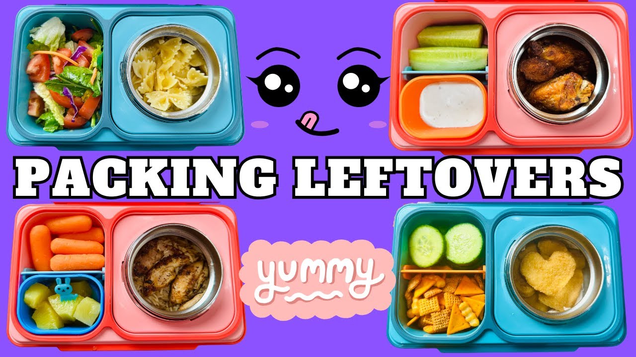 What's in my Kids Lunch box? | Packing Leftovers For Lunch