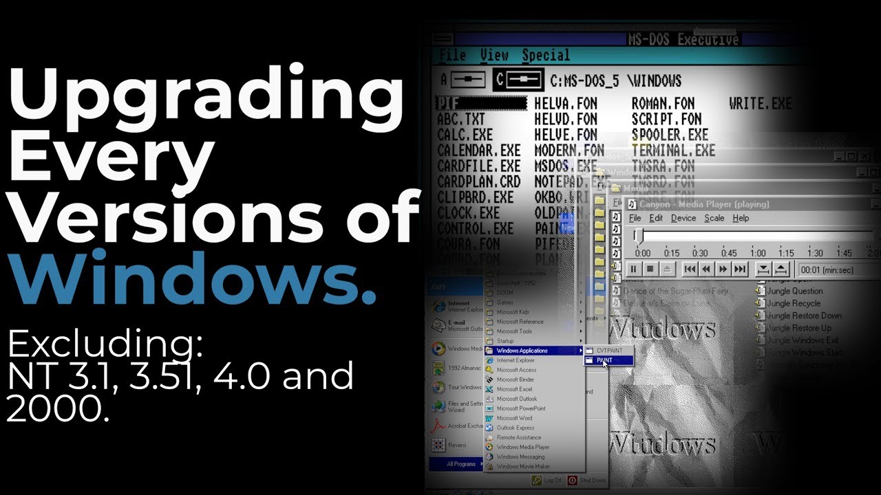 Upgrading every versions of Windows