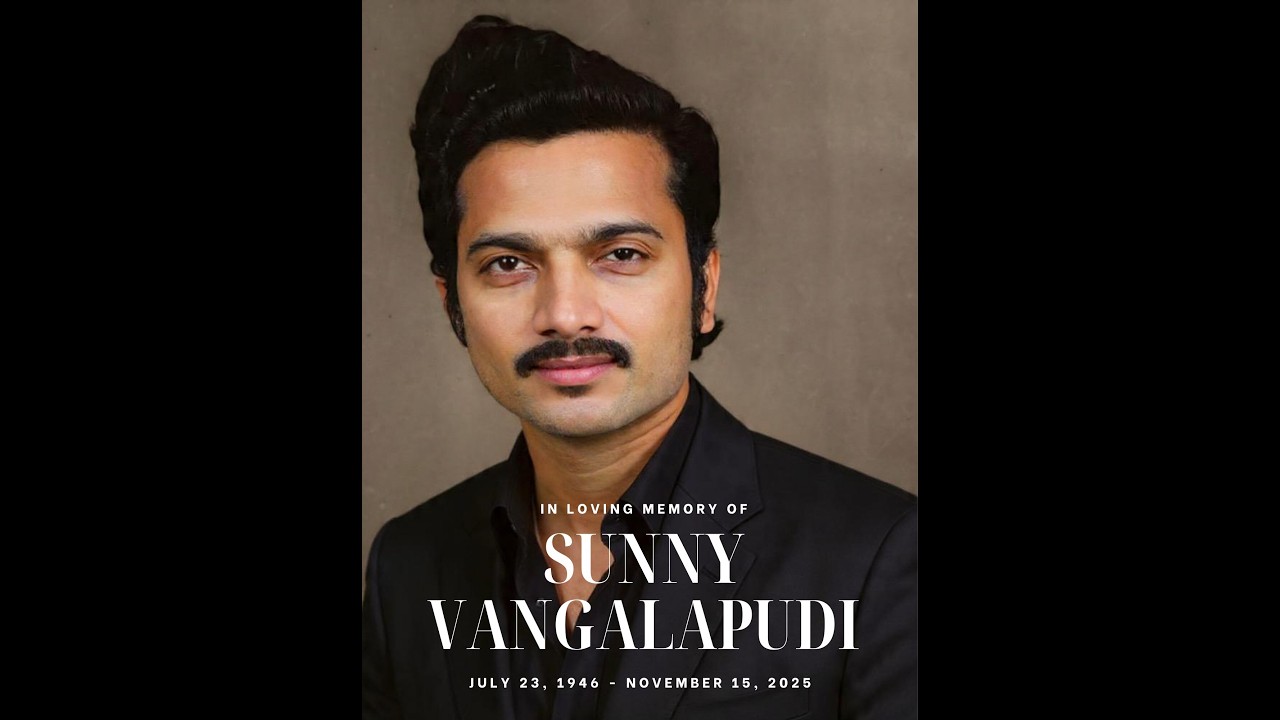 Sunny Vangalapudi's Memorial Service